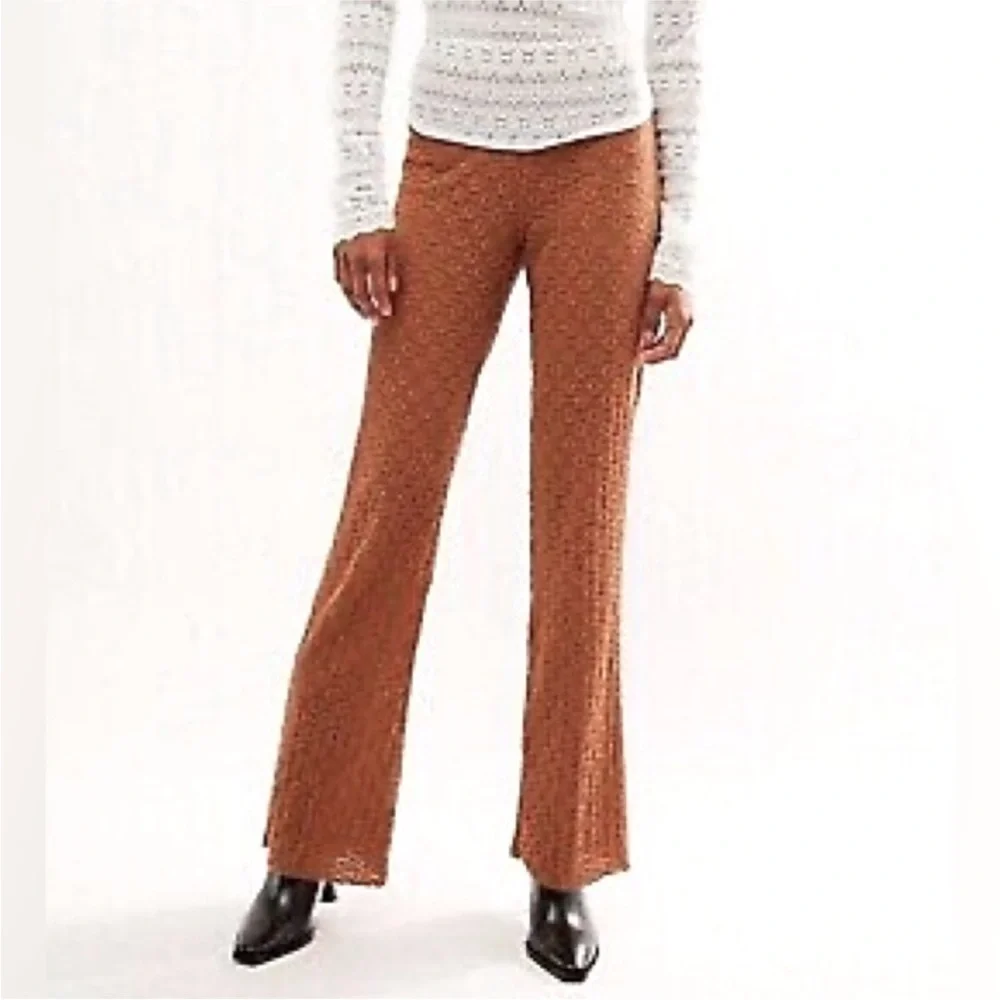 Free People FP One Ona Lace Flare Pants - Picture 4 of 4
